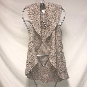 ANN TAYLOR LOFT CARDIGAN SLEEVELESS SWEATER XS/S
